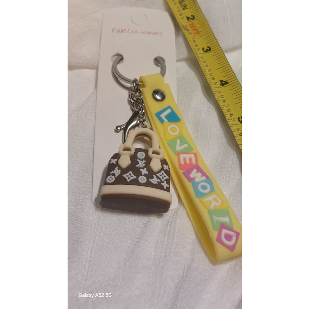 Yellow Handbag Keychain - Picture 2 of 2